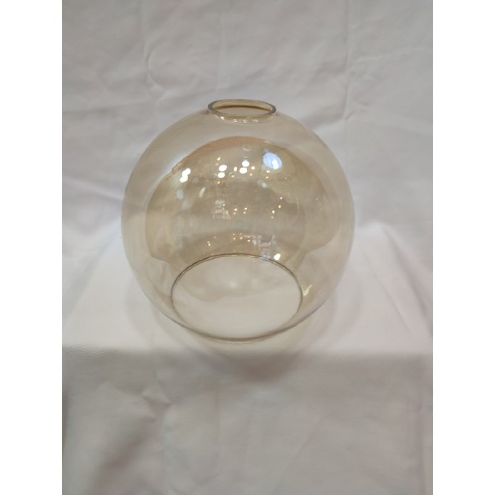 Kuğulu Avize Avize Camı Yuvarlak Bal Renkte Küre Açık Ağızlı E27 Çap 13,5 cm H:12 cm - Bal Rengi Avize Fiyatı