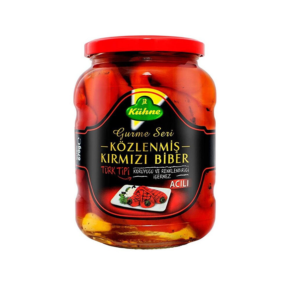 Kühne Acı Közlenmiş Biber 670 Gr Konserve Fiyatı