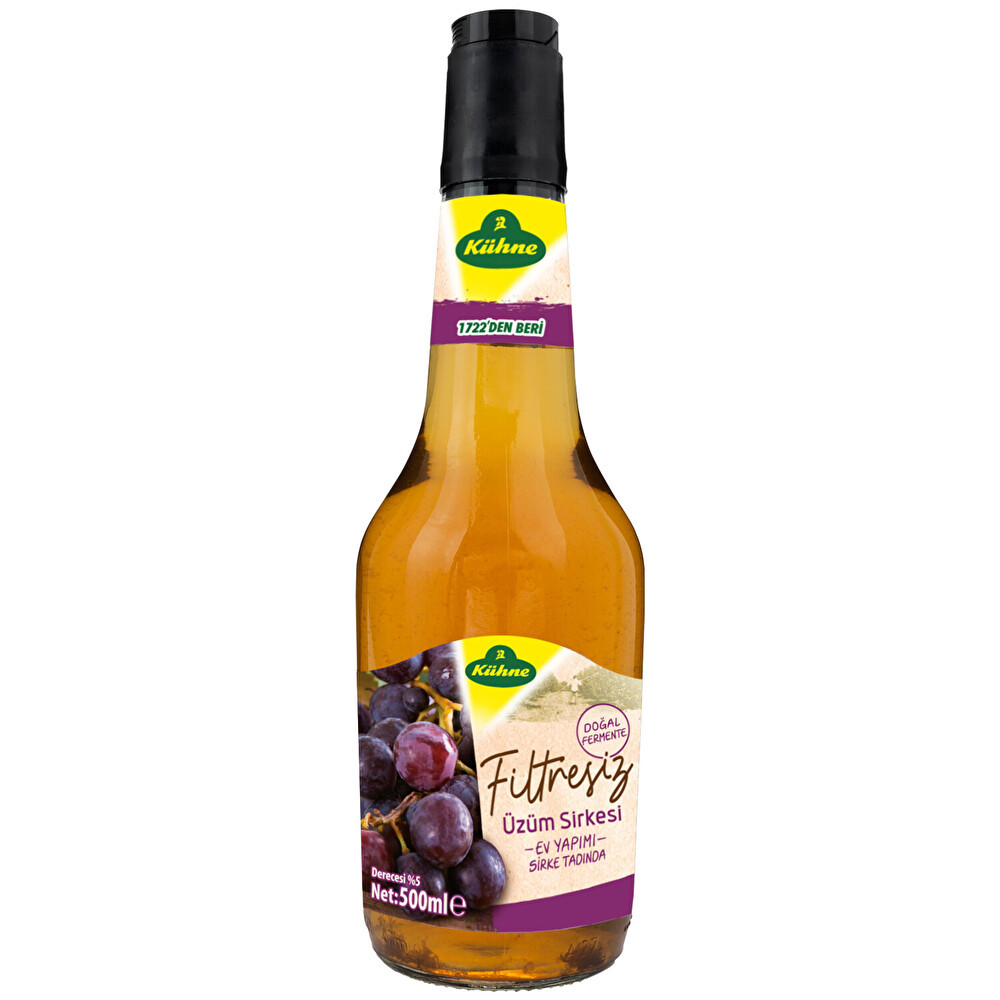 Kühne Filtresiz Üzüm Sirkesi 500 ml Sos Fiyatı