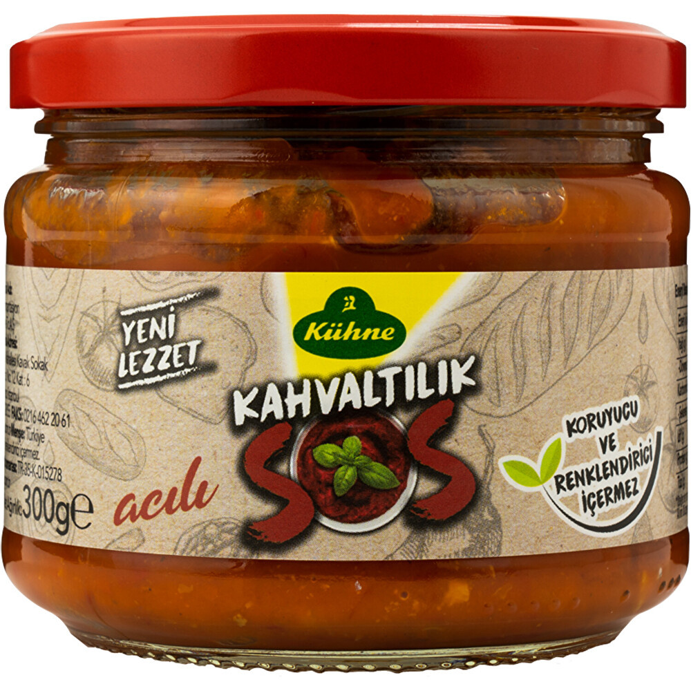 Kühne Kahvaltılık Sos Acılı 300 Gr Sos Fiyatı
