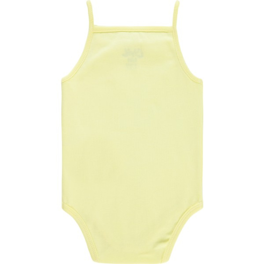 Kujju Civil Baby Kız Bebek Çıtçıtlı Badi 12-24 Ay Sarı Bebek Body Fiyatı
