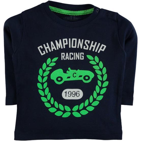 Kujju Lacivert 6-18 Ay Erkek Bebek Penye Sweatshirt