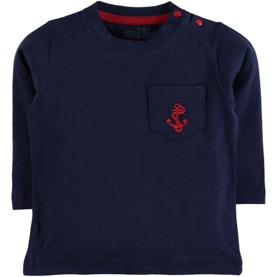 Kujju Lacivert 6-18 Ay Erkek Bebek Penye Sweatshirt Bebek Sweat Shirt Fiyatı