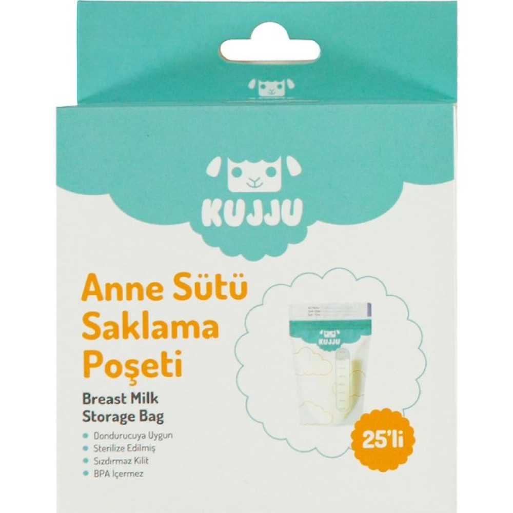 Kujju Süt Saklama Poşeti 25 Adet Hamilelik ve Emzirme Fiyatı