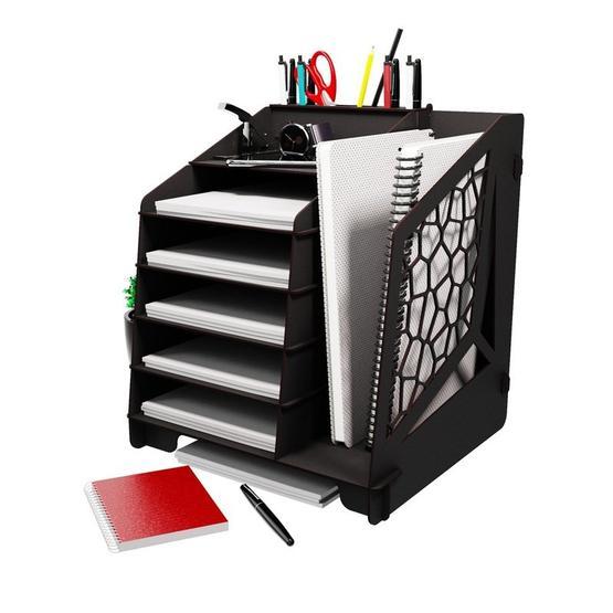 Kuk Design 7 Renk VoronoiXL Hediyelik Evrak Rafı Ofis Masaüstü Organizer Düzenleyici 3'lü Set