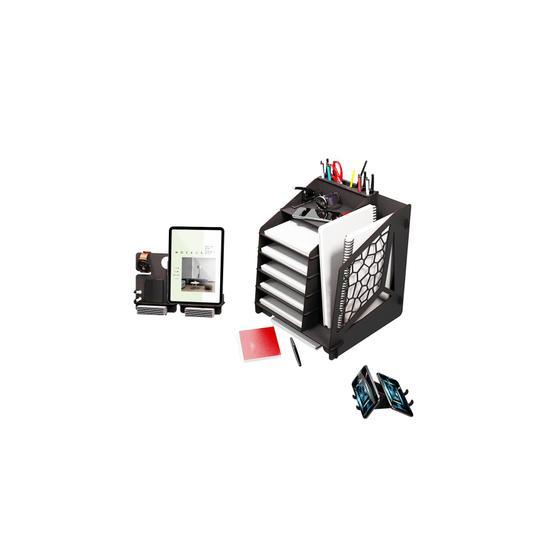 Kuk Design 7 Renk VoronoiXL Hediyelik Evrak Rafı Ofis Masaüstü Organizer Düzenleyici 3'lü Set