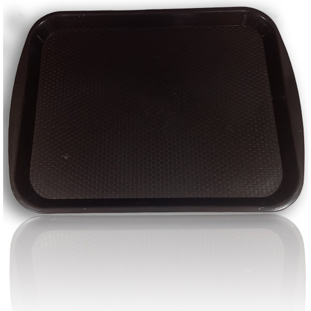 Kuka Store 26.9X35.5 10 Adet Abs Plastik Tepsi - Self Servis Tepsisi (Büfe Fast Food Tepsisi) - Siyah Servis Tepsisi Fiyatı