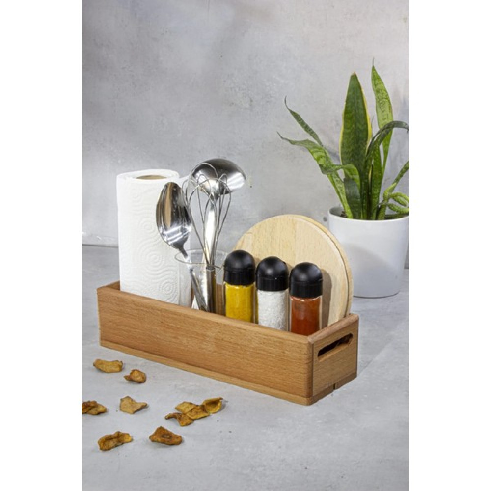Kuki Wood Lupin Çok Amaçlı Ahşap Kutu & Ekmeklik & Düzenleyici & Meyvelik & Çerezlik & Banyo Düzenleyicisi Eşya Saklama Kutusu Fiyatı