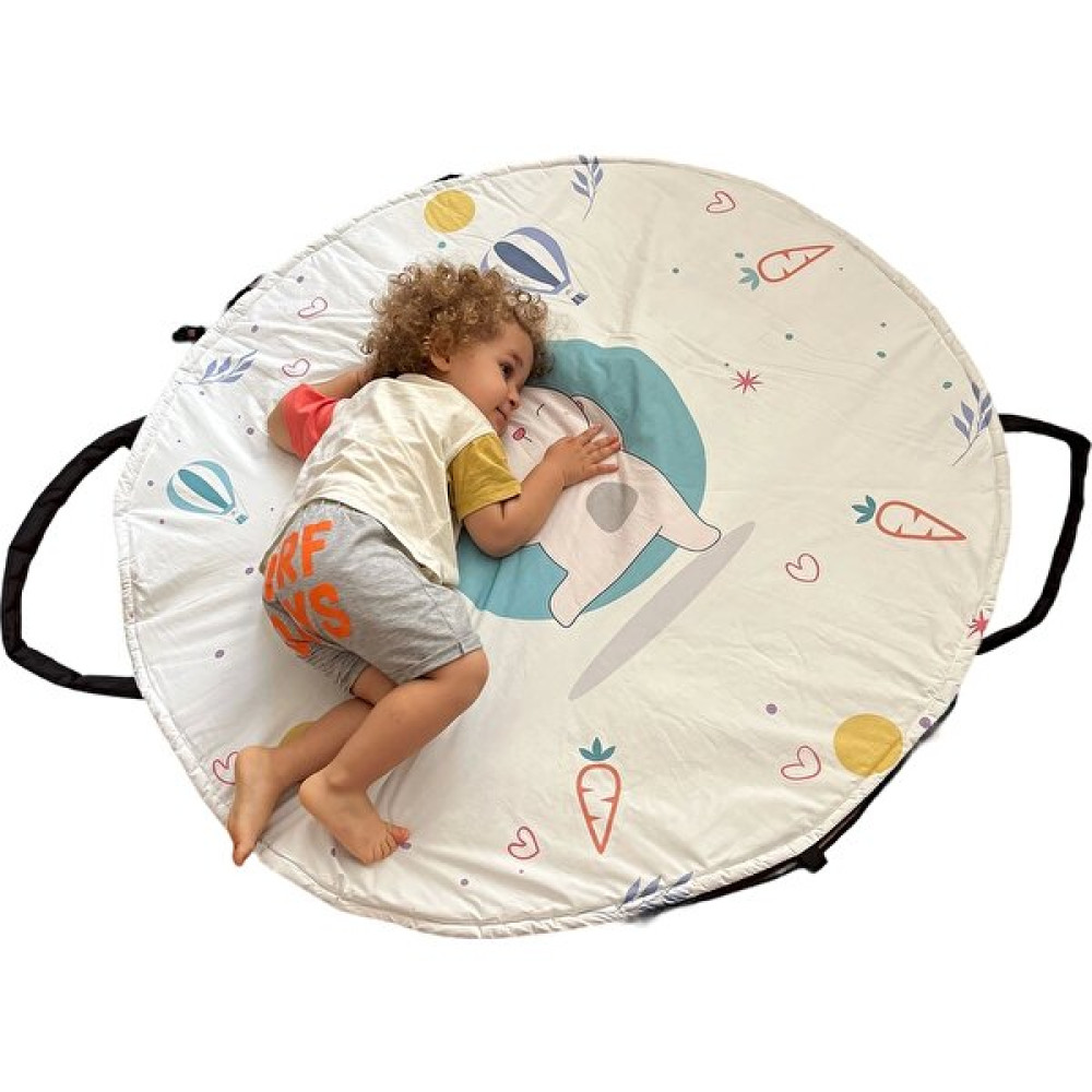 Kukita Magic Playmat (Sihirli Oyun Halısı/oyun Çantası) - Beyaz - 120 x 120 cm Oyuncak Fiyatı