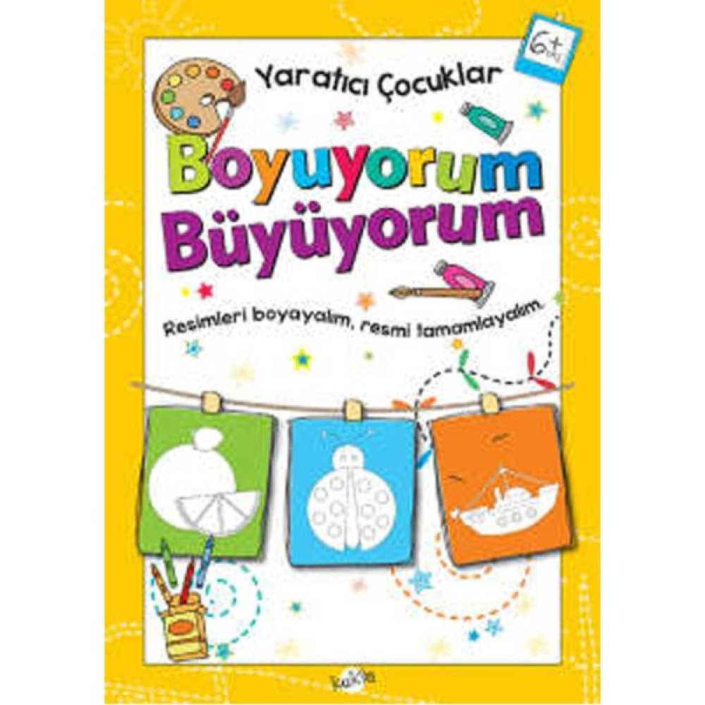 Kukla Çocuk Yayınları Yaratıcı Çocuklar Boyuyorum Büyüyorum 6 Yaş Aktivite & Eğitici Kitaplar Fiyatı