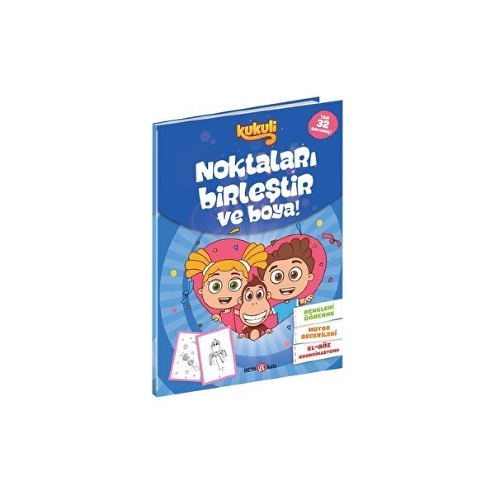 Kukuli Noktaları Birleştir ve Boya! Aktivite & Eğitici Kitaplar Fiyatı