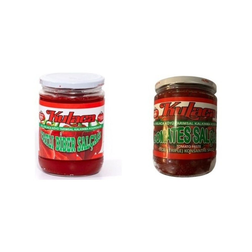 Kulaca Domates Salçası 700 gr ve Biber Salçası 700 gr Konserve Fiyatı