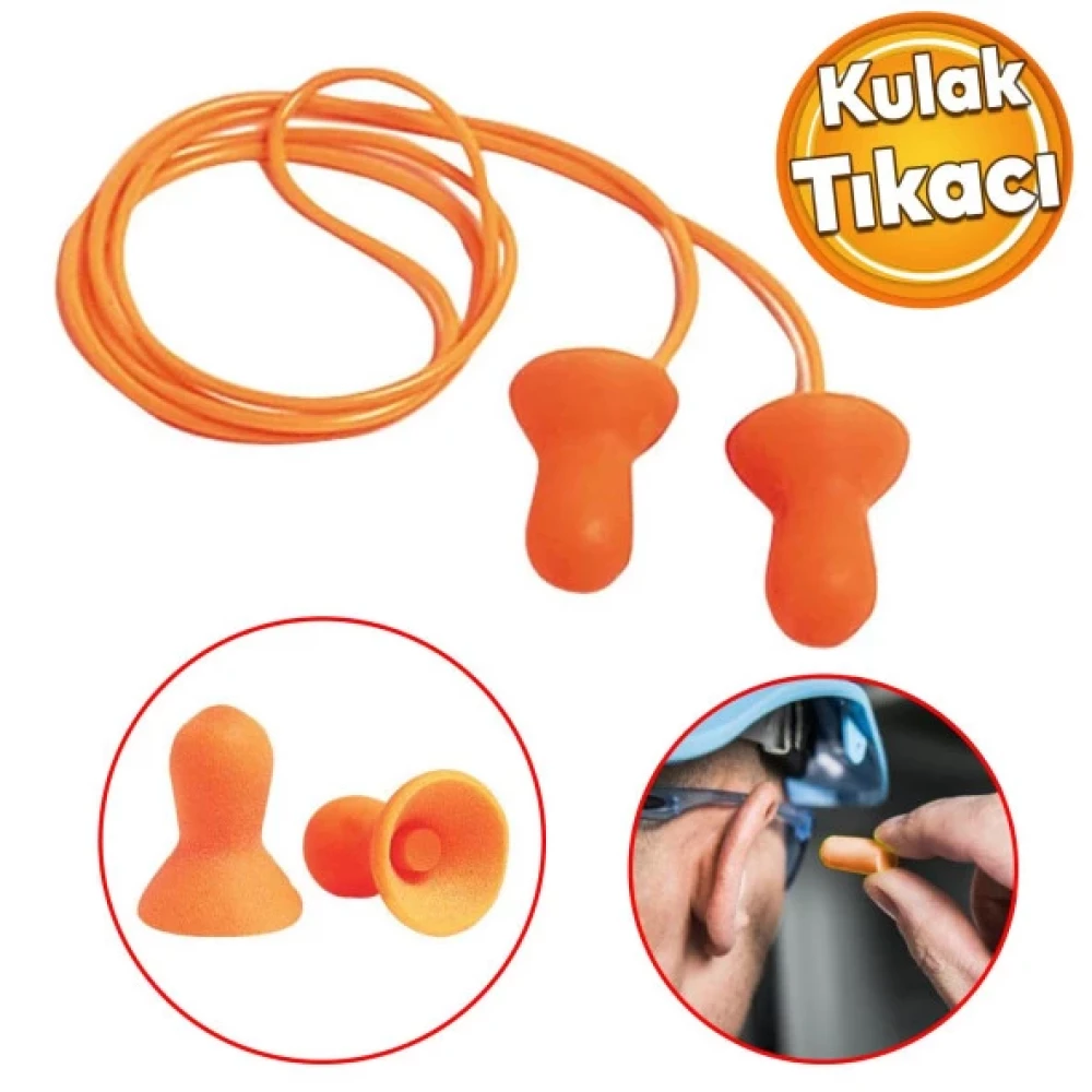 Kulak Tikaci 26 Db Yikanabilir Ipli Tikac Gurultu Ses Onleyici Yuzme Su Kacma Kulak Koruyucu Kulak Koruma Ekipmanı Fiyatı
