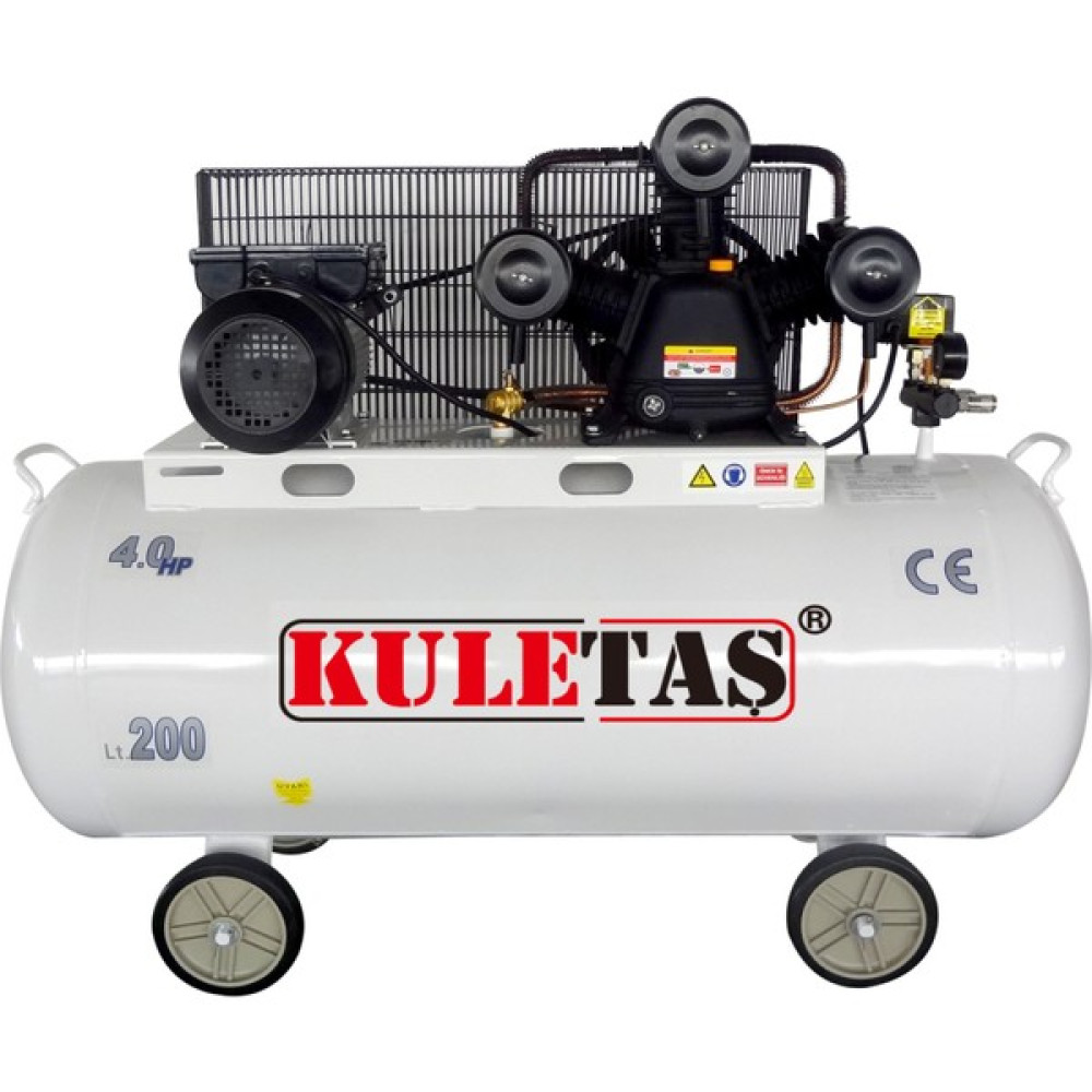 Kuletaş 200 Litre Kompresör 4 Hp Motor 3 Kafa 220 Volt Hava Kompresörü Fiyatı