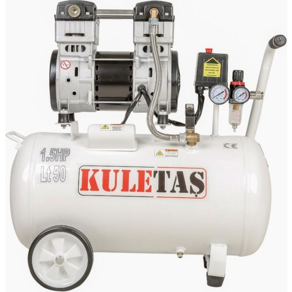 Kuletaş 50 Litre Ultra Sessiz Yağsız Hava Kompresörü Hava Kompresörü Fiyatı