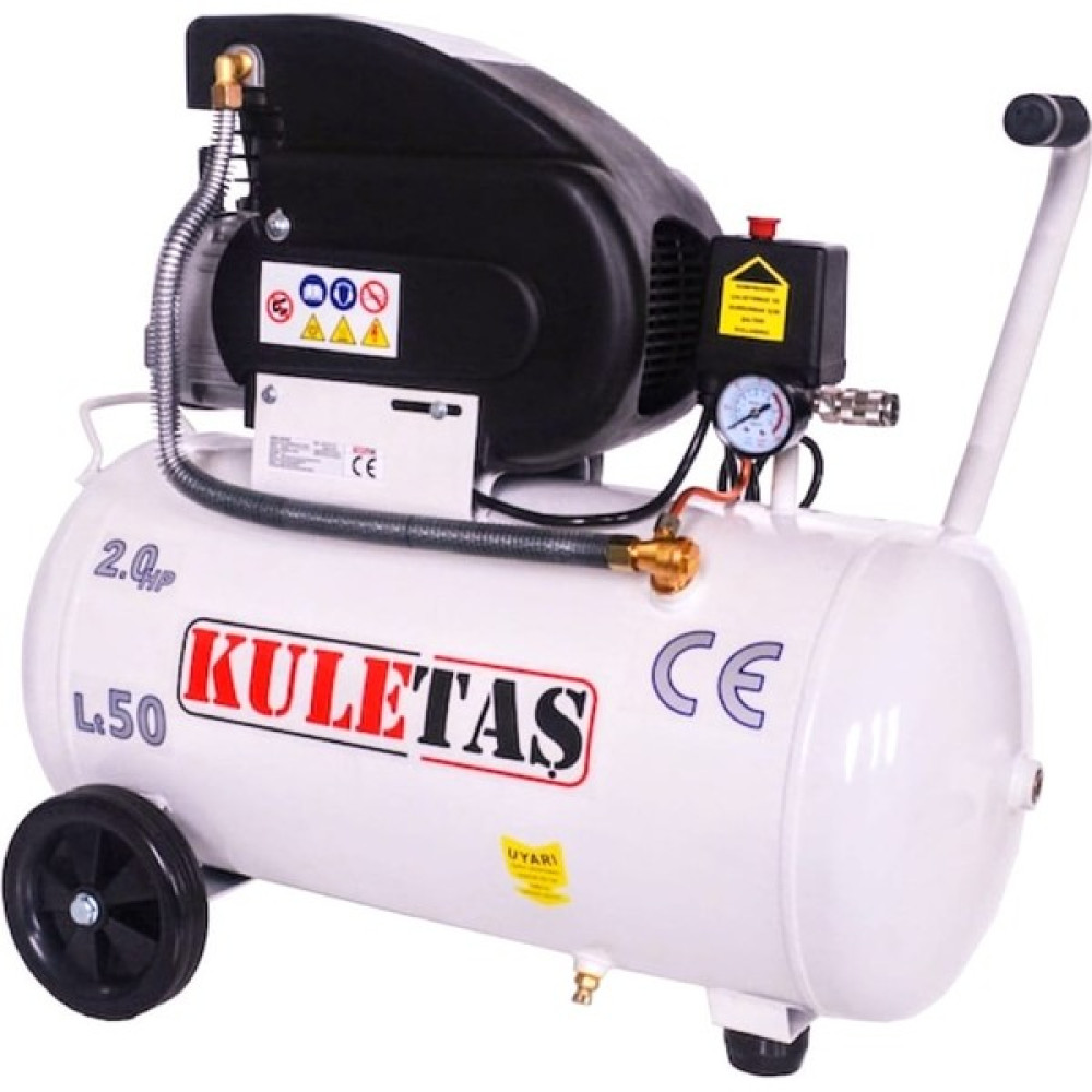 Kuletaş 50 Litre Yağlı Kompresör 2 Hp Hava Kompresörü Fiyatı