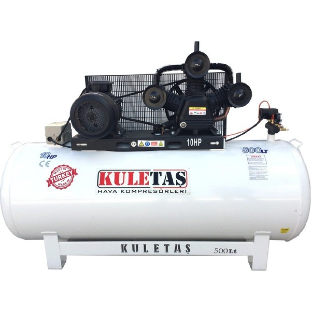 Kuletaş 500 Litre Hava Kompresörü 8 Bar 10 Hp Hava Kompresörü Fiyatı