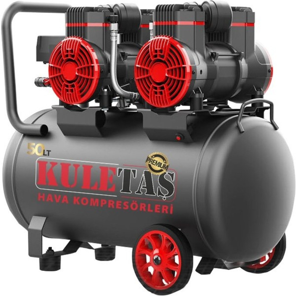Kuletaş Premium 50 Litre Sessiz Yağsız Hava Kompresörü 4 Hp (Italyan Tasarım) Oto Boyaları Fiyatı