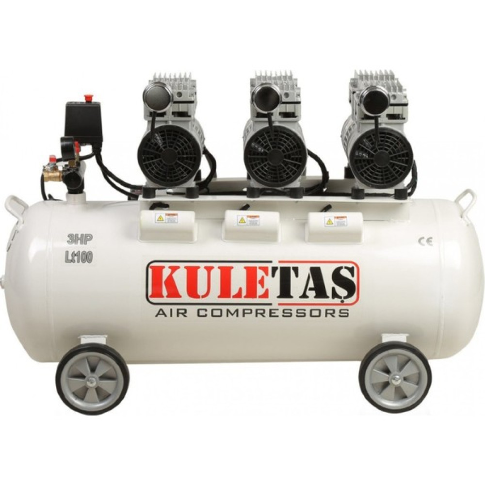 Kuletaş Sessiz Kompresör 100 Lt 3 Hp Hava Kompresörü Fiyatı
