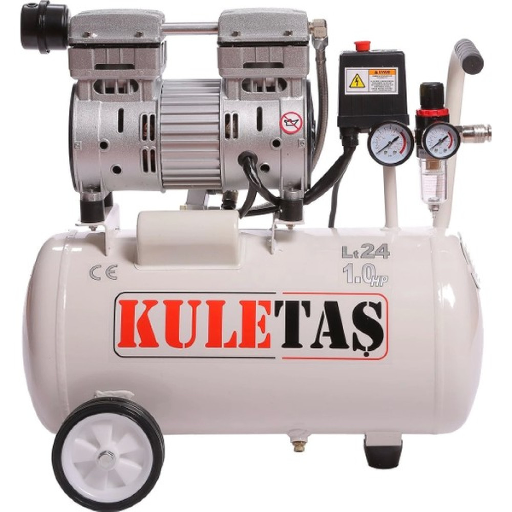 Kuletaş Süper Sessiz Yağsız Hava Kompresörü 24 Litre Hava Kompresörü Fiyatı