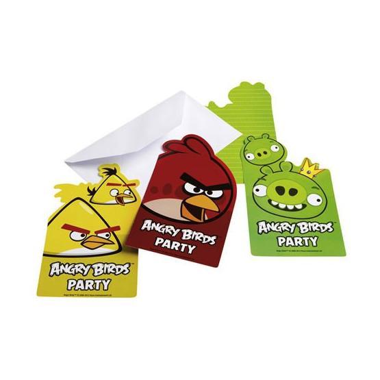 Kullan At Market TM-DVT-0005 Angry Birds Davetiye