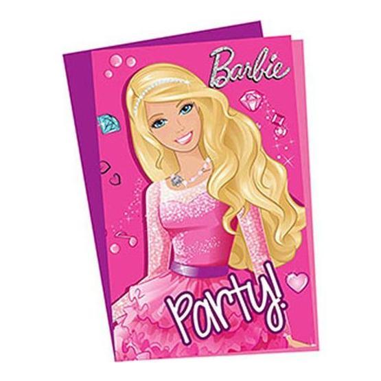KullanAtMarket Barbie Sparkle Davetiye