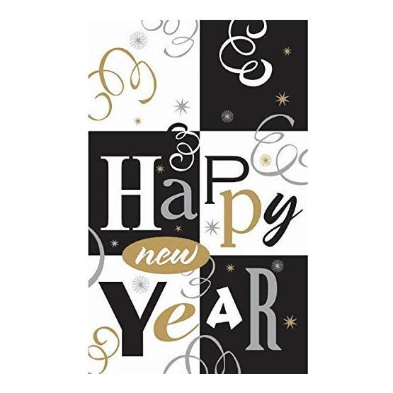 KullanAtMarket Happy New Year Masa Örtüsü