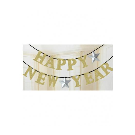KullanAtMarket Happy New Year Masa Örtüsü