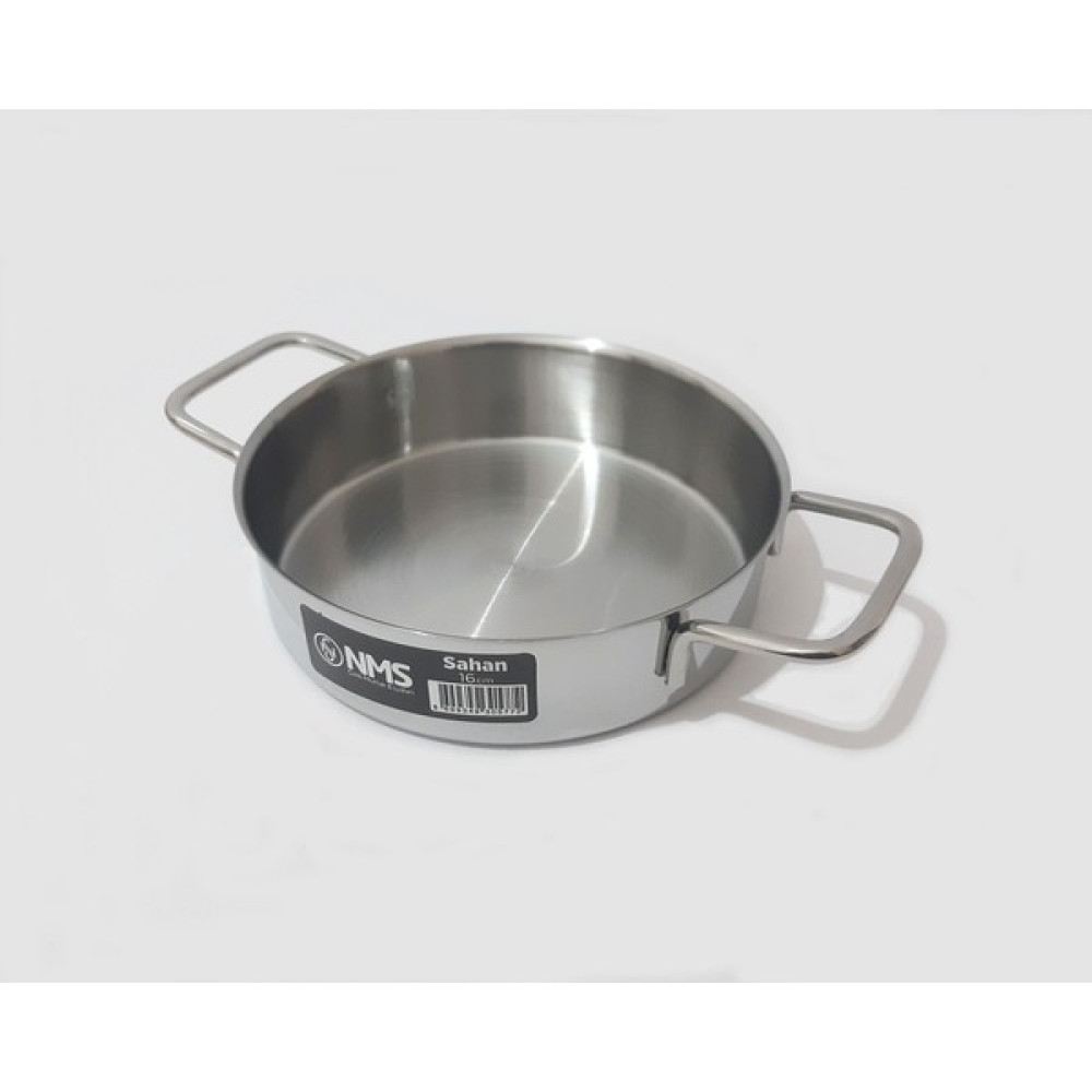 Kulplu Çelik Sahan Yemek Isıtma Yemek Saklama Sahanı - 16 CM Tencereler Fiyatı