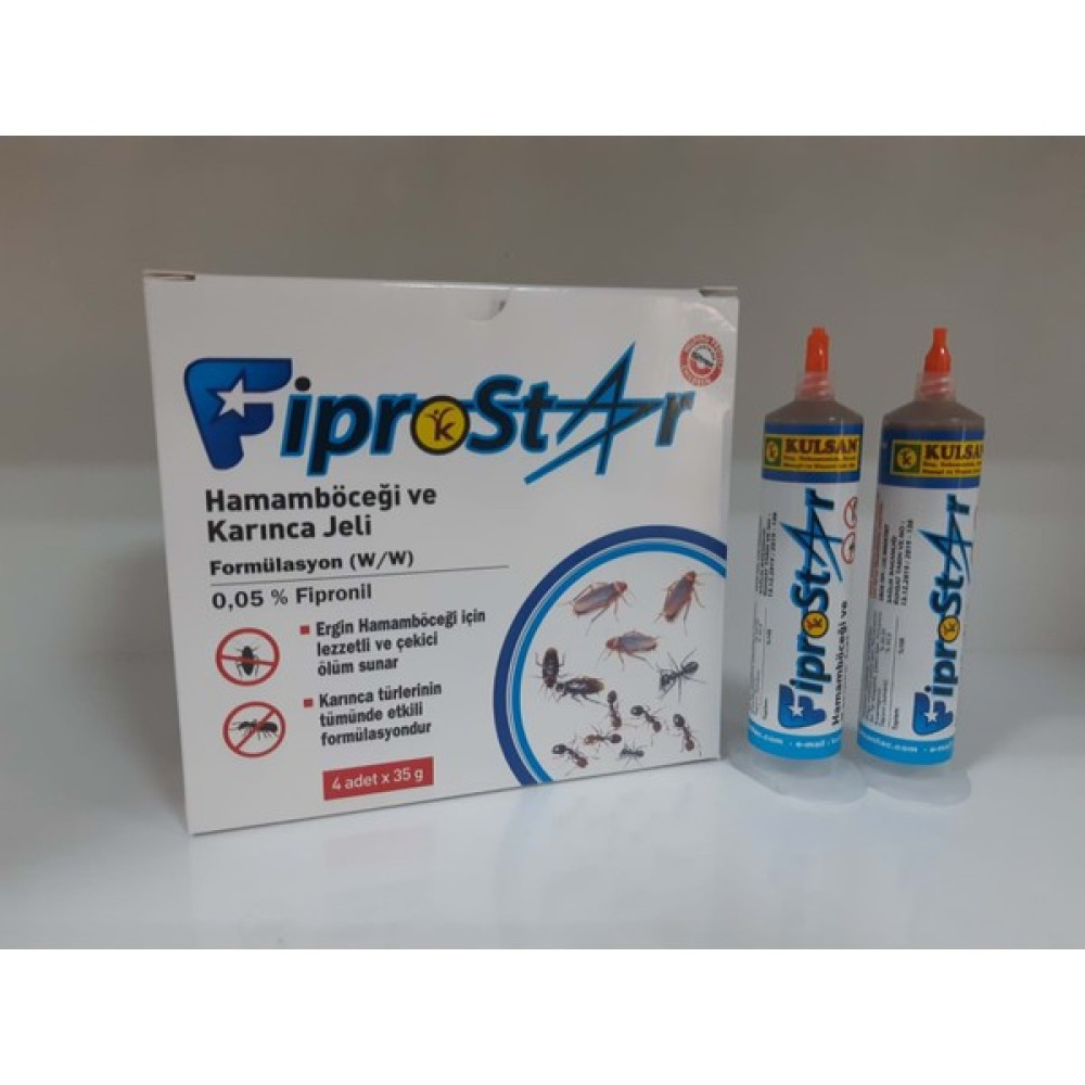 KULSAN Fiprostar Hamam Böceği ve Karınca Jeli - 35 gr (4 Adet Şırınga Jel ) Sinek-Kene-Haşere Kovucu Fiyatı