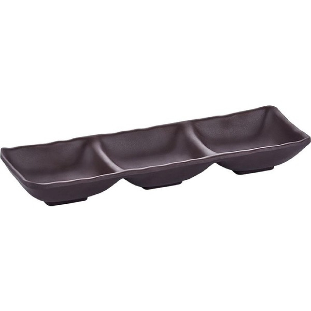 Külsan Terra Mat Siyah Üç Bölmeli Sosluk Çerezlik 26X8,5 cm Kahvaltı Takımı Fiyatı