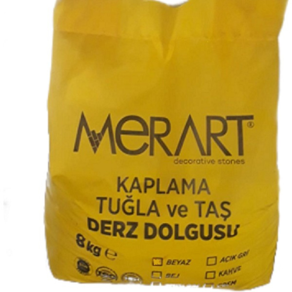 Kültür Tuğla ve Taş Derzi Beyaz - 1 Adet Nalburiye & Hırdavat Fiyatı