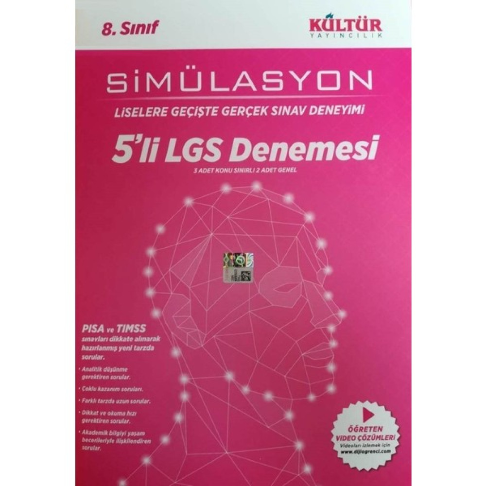 Kültür Yayıncılık Simülasyon 5 Li Lgs Denemesi Ders Sınav Kitapları Fiyatı
