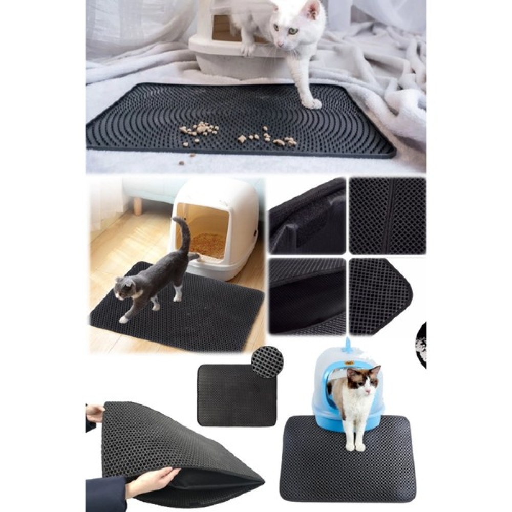 Kum Sonrası Ayak Temizleyen Ped 30X22 cm Kedi Çöpü Matı Çift Katmanlı Su Geçirmez Çöp Kedi Yatak Ped Evcil Hayvan Ürünleri Fiyatı