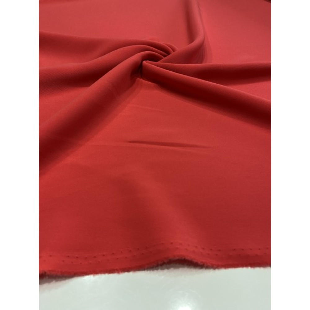 Kumaş Sever Krep Kumaş - 150 cm - 1 m - Kırmızı - 2 Kumaşlar Fiyatı
