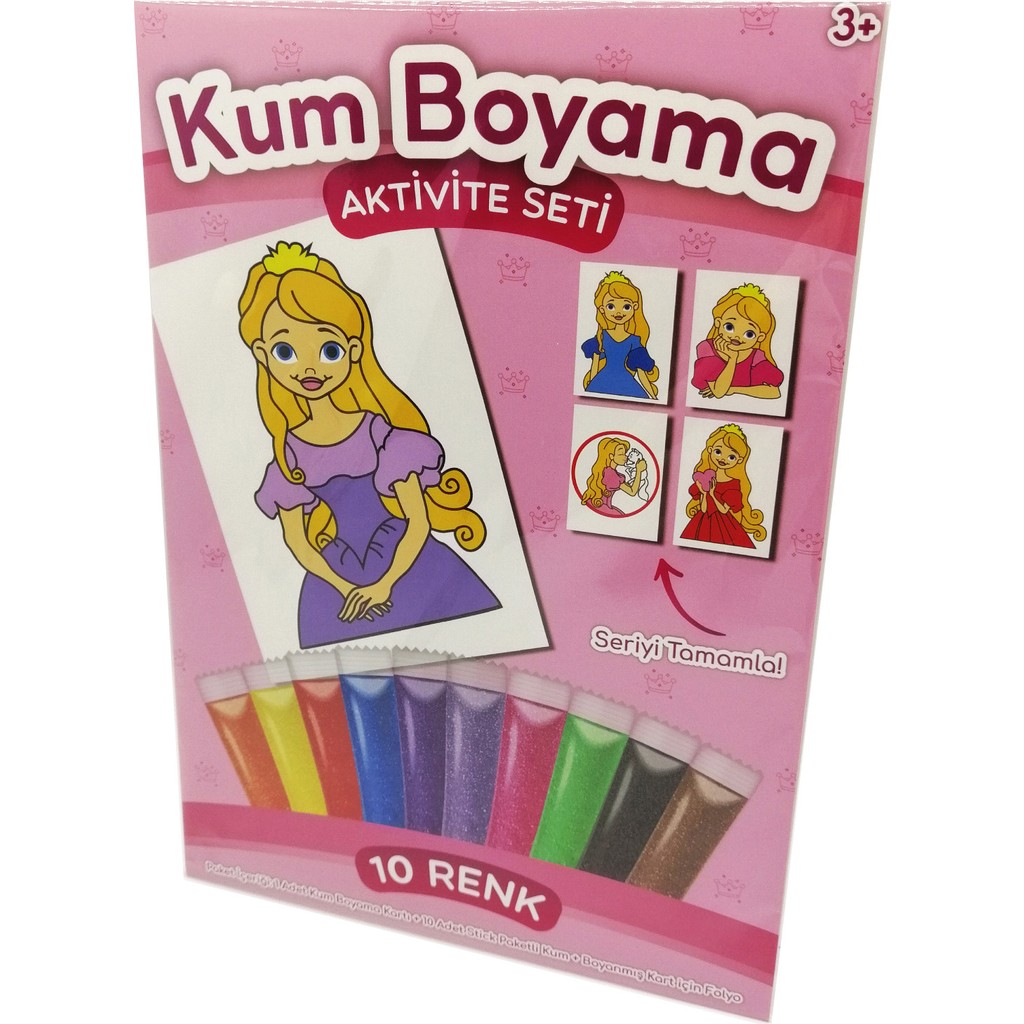 Kumbo Kum Boyama Masal Prensesi Kum Boyama Aktivite Seti Diğer Fiyatı