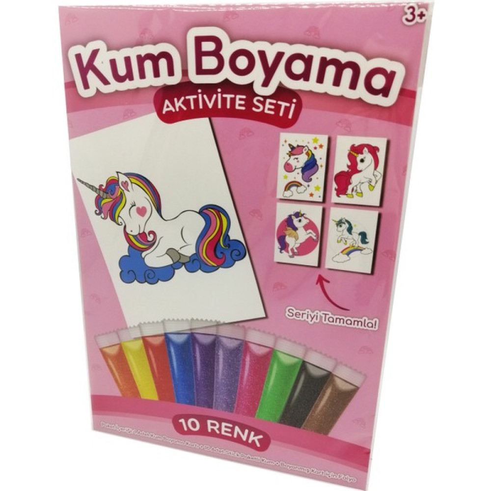 Kumbo Kum Boyama Neşeli Unicorn Kum Boyama Aktivite Seti Çocuk Oyuncağı Fiyatı
