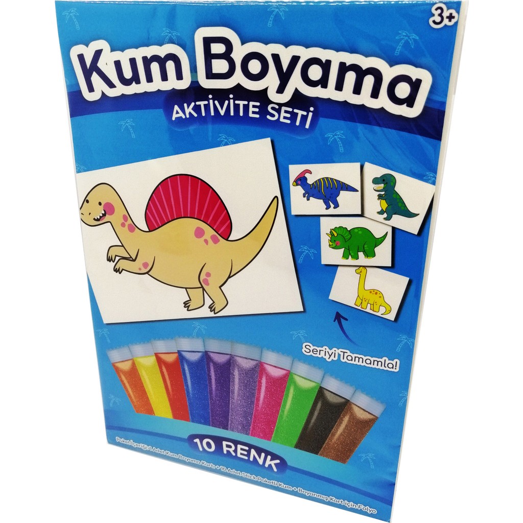 Kumbo Kum Boyama Spinosaurus Dinozor Kum Boyama Aktivite Seti Diğer Fiyatı