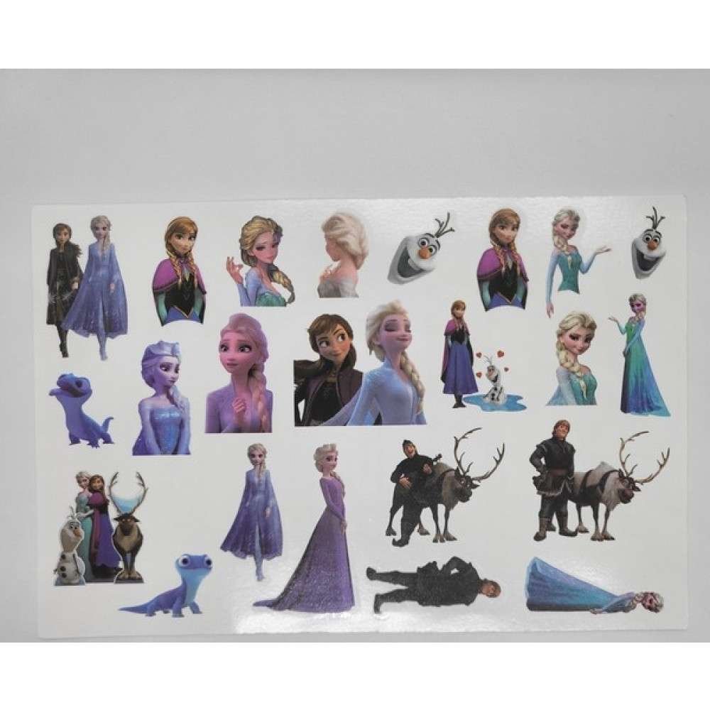 Kumik Elsa Anna Hans Kristoff Olaf Frozen Geçici Dövme Sticker Fiyatı