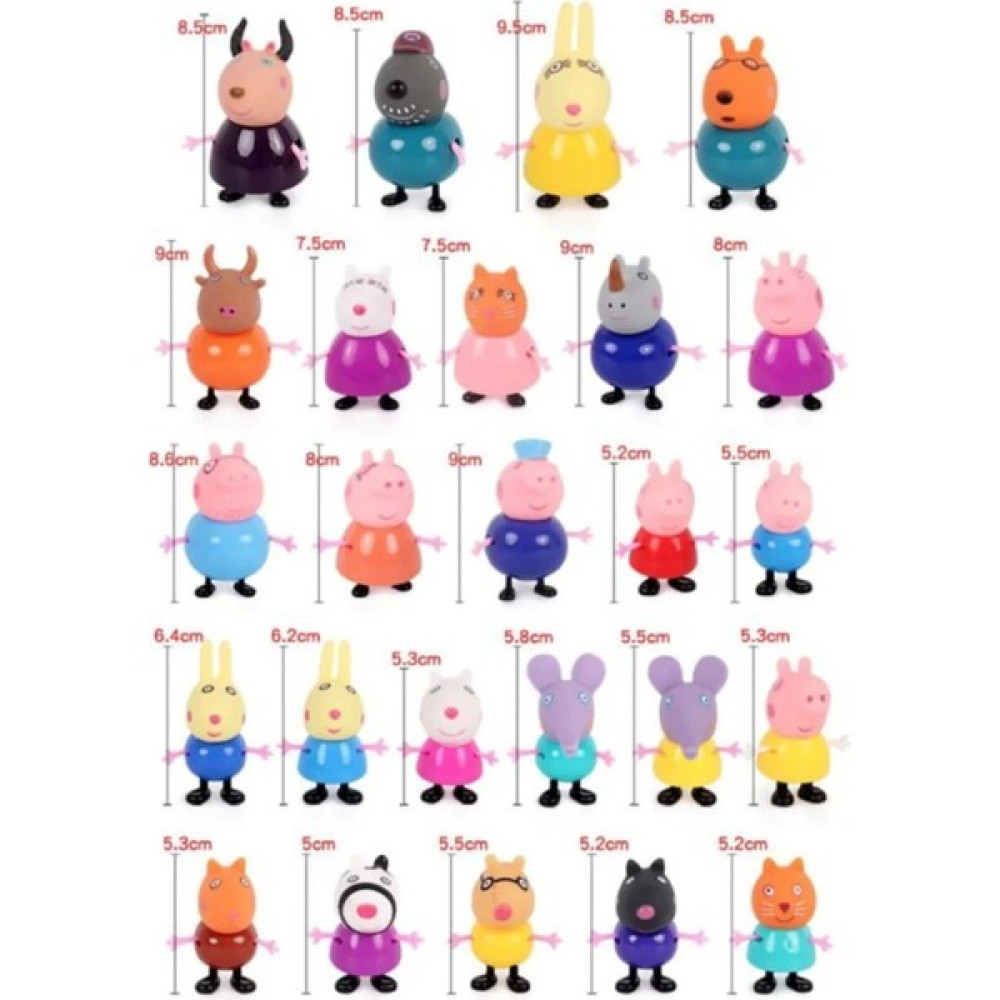 Kumik Peppa Aile Tam Set 25'li - 0 Oyuncak Fiyatı