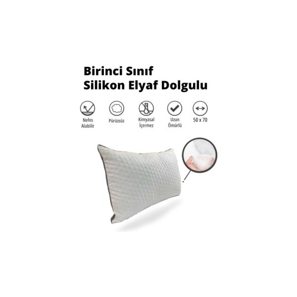 Kumru Home Klimalı Yastık - 50 x 70 cm - Beyaz Yastık Fiyatı