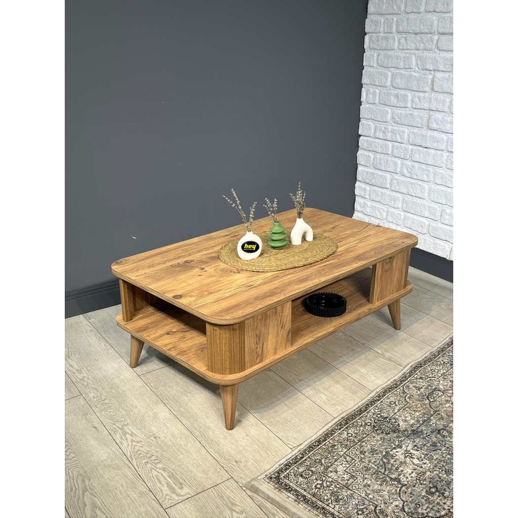 Kumsal Oval Kenar 100* 60 Orta Sehpa Atlantik Çam Orta Sehpa Fiyatı