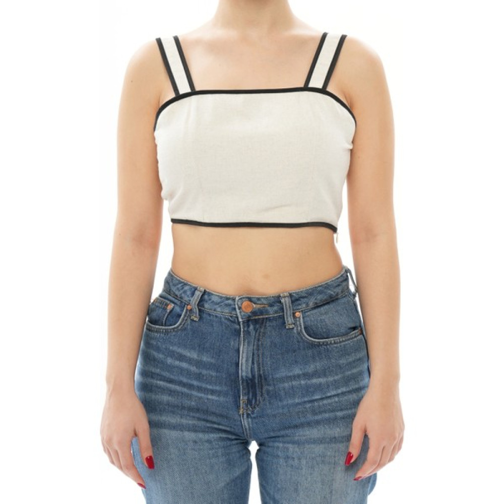 Kumsalina Clothes Ekru Büstiyer Biyeli Bluz Fiyatı