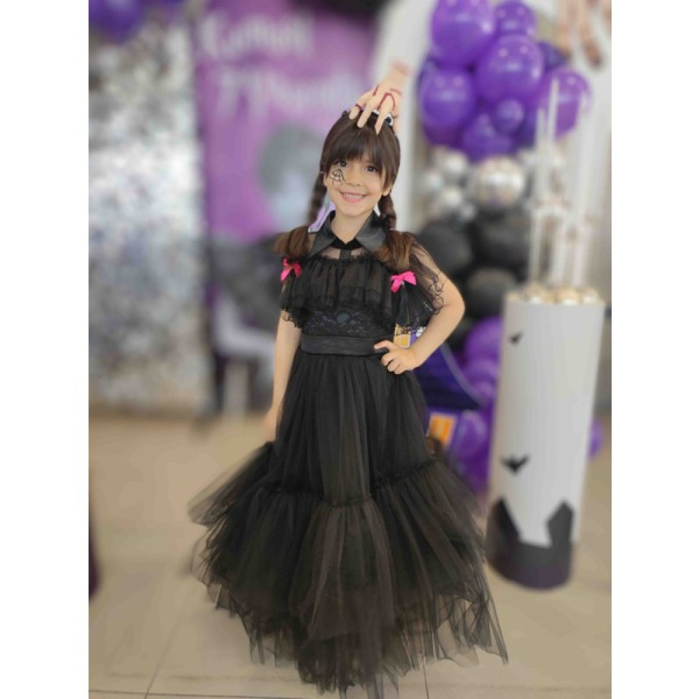 Kumsal's Kids Boutique Wednesday Kostümü Elbise Fiyatı