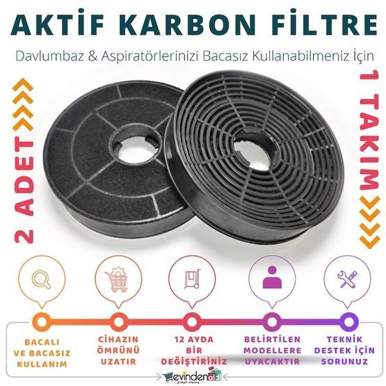 Kumtel KO 805 Aspiratör Aktif Karbon Filtresi