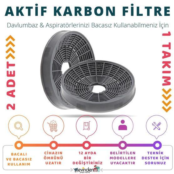 Kumtel LX 375 Aspiratör Karbon Filtresi Ankastre Aksesuarları Fiyatı