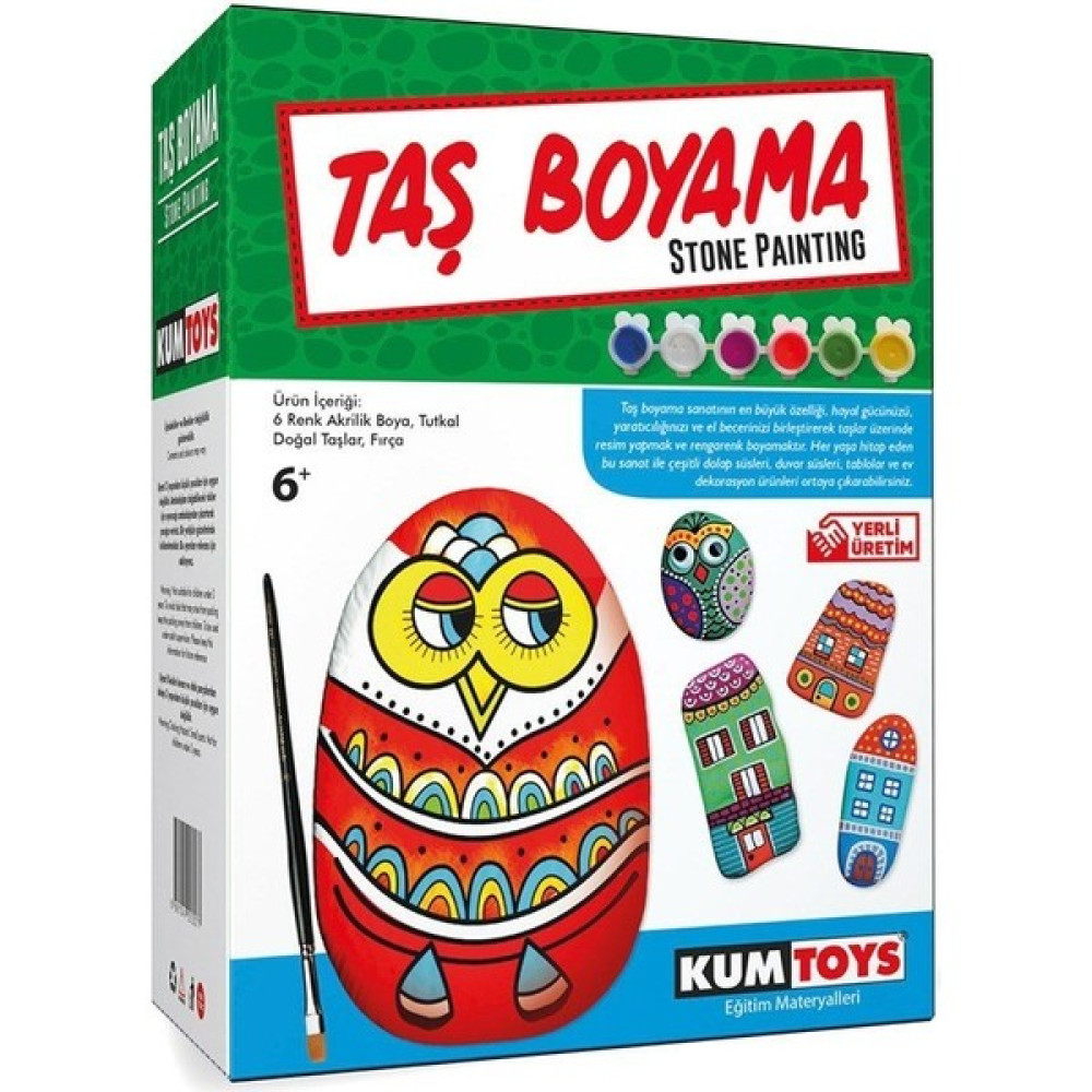 Kumtoys Daha Yok Mu Kumtoys Taş Boyama - Renkli Bebek Beslenme Gereçleri Fiyatı
