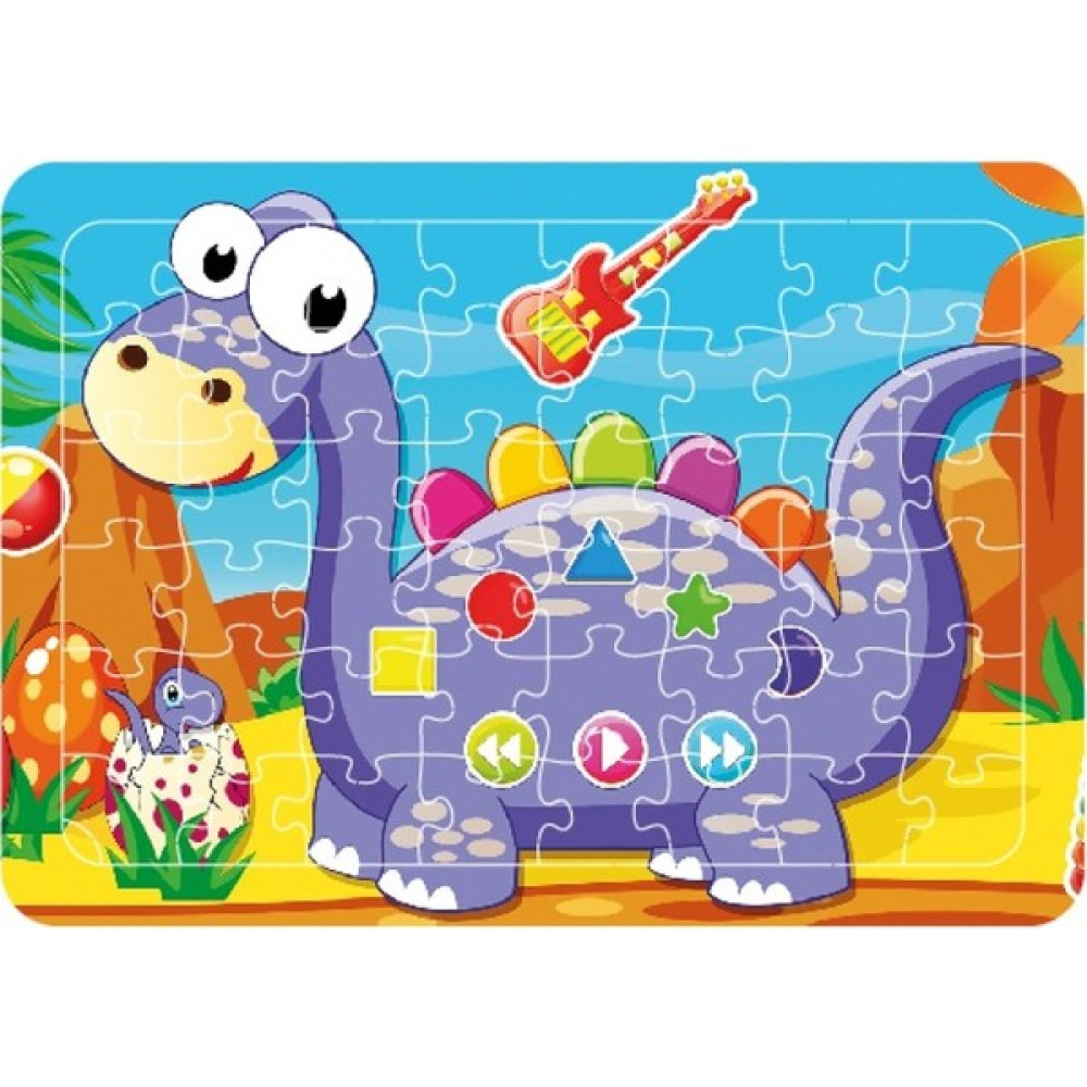 Kumtoys Dinazor ve Yumurtası  Ahşap Yapboz 48 Parça Eğitici Oyuncak Fiyatı