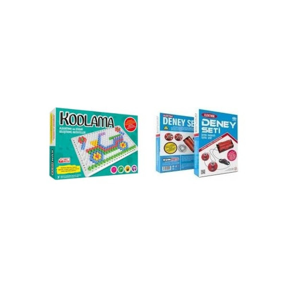 Kumtoys Kodlama + Deney Seti (2'li Set) Eğitici Oyuncak Fiyatı