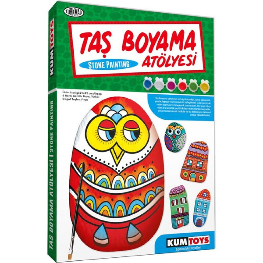 Kumtoys Taş Boyama Sanatsal Malzemeler Fiyatı